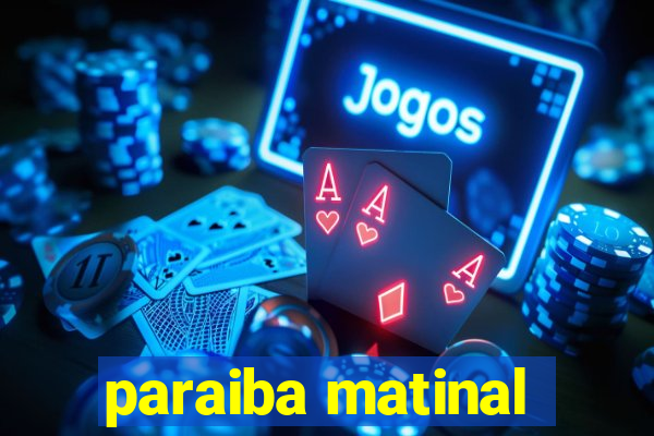 paraiba matinal